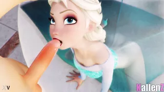 Frozen - Elsa gets a blowjob