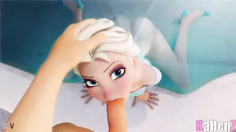 Frozen - Elsa gets a blowjob