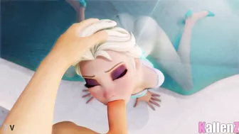 Frozen - Elsa gets a blowjob