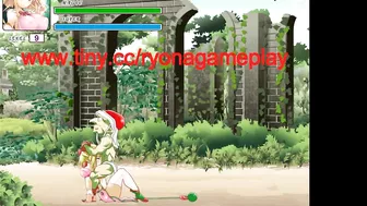 Pretty woman has sex with goblins men in Emulis new act hentai game