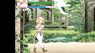 Pretty woman has sex with goblins men in Emulis new act hentai game