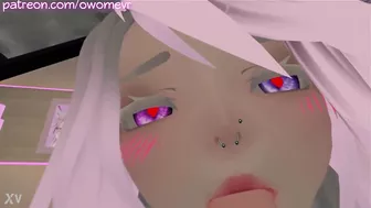 Horny Catgirl Humps her Pillow and Rides You~ [VRchat Erp, ASMR, POV, 3D Hentai] Trailer