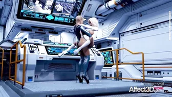 Scifi 3d animation porn with big tits futanari babes