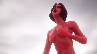 2 Demonic Girls Fuck Each other - 3D Animation