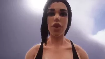 POV Muscular Woman Takes Huge Load - 3D Animation