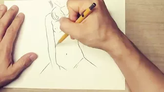 Easy And Beautiful Drawing Of Female Body 40x