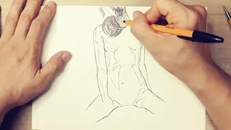 Easy And Beautiful Drawing Of Female Body 40x