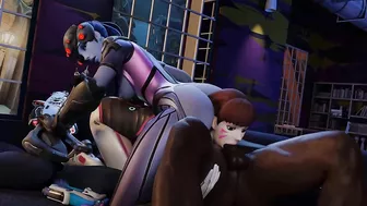 3D Compilation: Dva Mercy Widowmaker Dick Ride Uncensored Hentai Compilation Overwatch