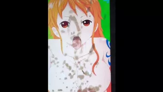 Huge cum load tribute for Nami One Piece 12