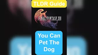 YOU CAN PET THE DOG - Pet Torgal 5 times - TLDR GUIDE - Final Fantasy 16 (XVI)