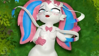 Sylveon CREAMPIE, VAGINAL AND BLOWJOB! She Swallow all (Pokemon) | Merengue Z