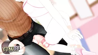 Ballbusting Animation - Kizuna Ai Ball Kicking Compilation (Brunette Version)