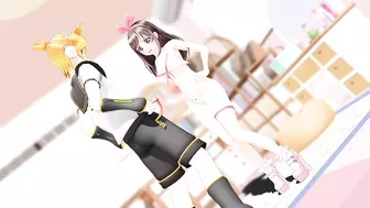 Ballbusting Animation - Kizuna Ai Valentine's Day Kicks