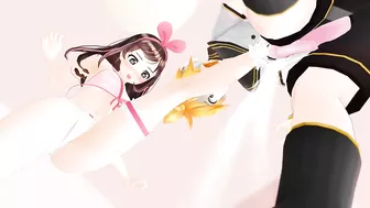 Ballbusting Animation - Kizuna Ai Valentine's Day Kicks