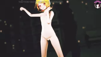 Rin Dancing + Gradual Undressing (3D HENTAI)