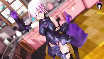 Sexy Warrior Girl Showing Her Pussy While Dancing (3D HENTAI)