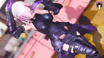 Sexy Warrior Girl Showing Her Pussy While Dancing (3D HENTAI)