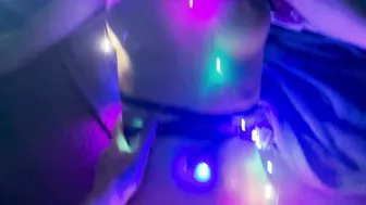 CAT GIRL FUCKED AT LOFI PARTY NEON LIGHTS