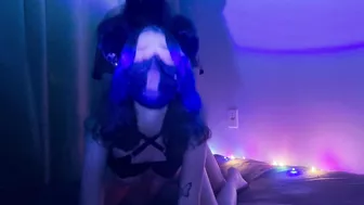 CAT GIRL FUCKED AT LOFI PARTY NEON LIGHTS