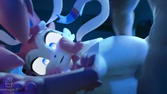 A Sylveon le rompen el culo por portarse mal y lo llenan de leche (Pokemon) | Merengue Z