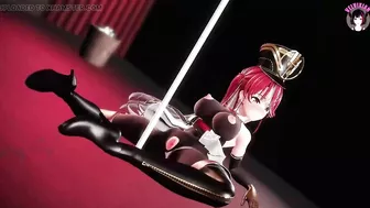 Hot Dance Using Pole In Sexy Pantyhose + Sex (3D HENTAI)