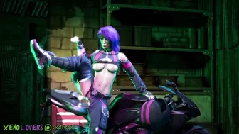 The Wraith & Yui Kimura starring in Biker Girl!! (Dead by Daylight)