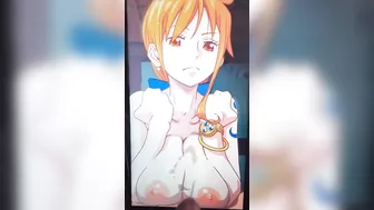 Huge cum load tribute for Nami One Piece 16