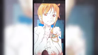 Huge cum load tribute for Nami One Piece 16