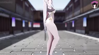 Big Ass Teen Cat Girl Dancing (3D HENTAI)