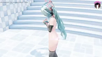 Cute Miku - Sexy Dance + Gradual Undressing (3D HENTAI)