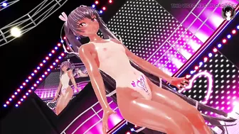 Sexy Tanned Teen Dancing Full Nude (3D HENTAI)