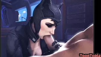 CATWOMAN Hentai Parody - Cartoon Porn