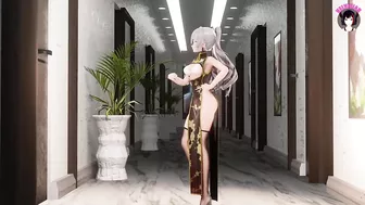 Tara - Girl In Sexy Chinese Dress Dancing + Sex Multiple Poses (3D HENTAI)