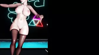 Sexy Thick Elf Dancing - Vertical Angle (3D HENTAI)