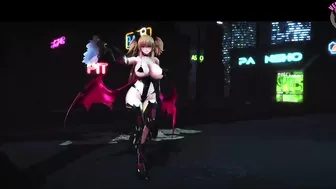 Huge Tits Sexy Demon Dancing (3D HENTAI)