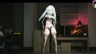 Very Hot Teen In Sexy Lingerie Dancing (3D HENTAI)