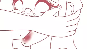 girl blowjob sucking 2d animation