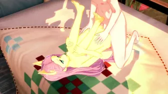 "Fun with Fluttershy in the garden~!" MLP POV Animation with English Voice Acting~!