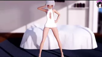 Sexy Nude Teen Dancing In Sweater (Attention) (3D HENTAI)