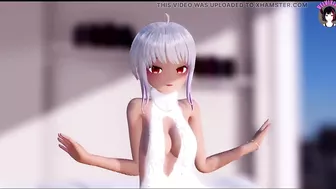 Sexy Nude Teen Dancing In Sweater (Attention) (3D HENTAI)