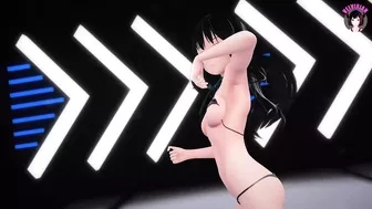 Sexy Schoolgirl Dancing + Gradual Undressing (3D HENTAI)