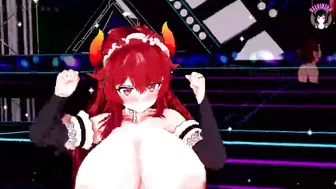 Sexy Demon Girl With Gigantic Tits Dancing (3D HENTAI)