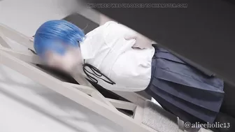 Bocchi The Rock Ryo Yamada cosplay sex creampie video.