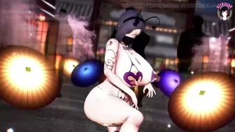 Sexy MILF With Huge Tits And Ass In Mask Dancing (3D HENTAI)