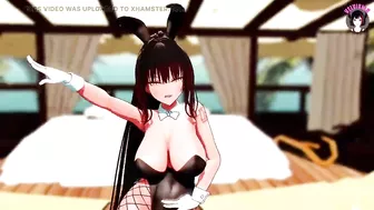 Karin - Sexy Dance In School Uniform & Bunny Suit (3D HENTAI)