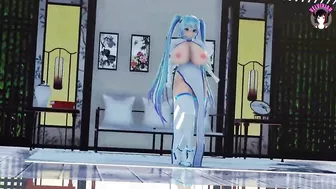 Thick Miku With Huge Tits - Sexy Dance (3D HENTAI)