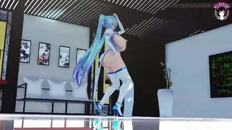 Thick Miku With Huge Tits - Sexy Dance (3D HENTAI)