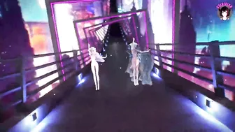 Emilia x Miku - Sexy Dance (3D HENTAI)