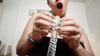 Long Nails Touch you, Long Nails Jerk You Harder !