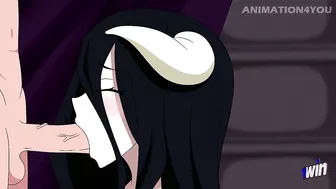 Anime Overlord Albedo and Ainz hentai cartoon anime titjob blowjob creampie kunoichi trainer naruto milf game cosplay asian